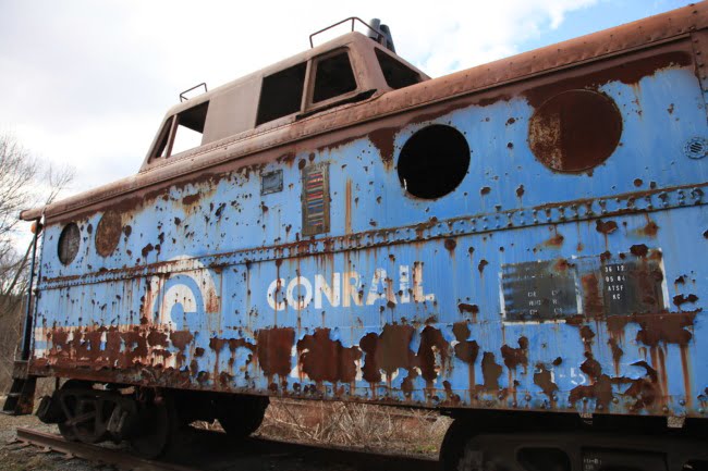 Abandoned Conrail Caboose