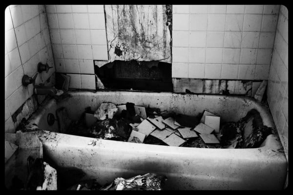 Bathtub Of Debris