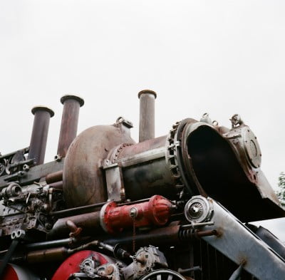 Junk Train Sculpture