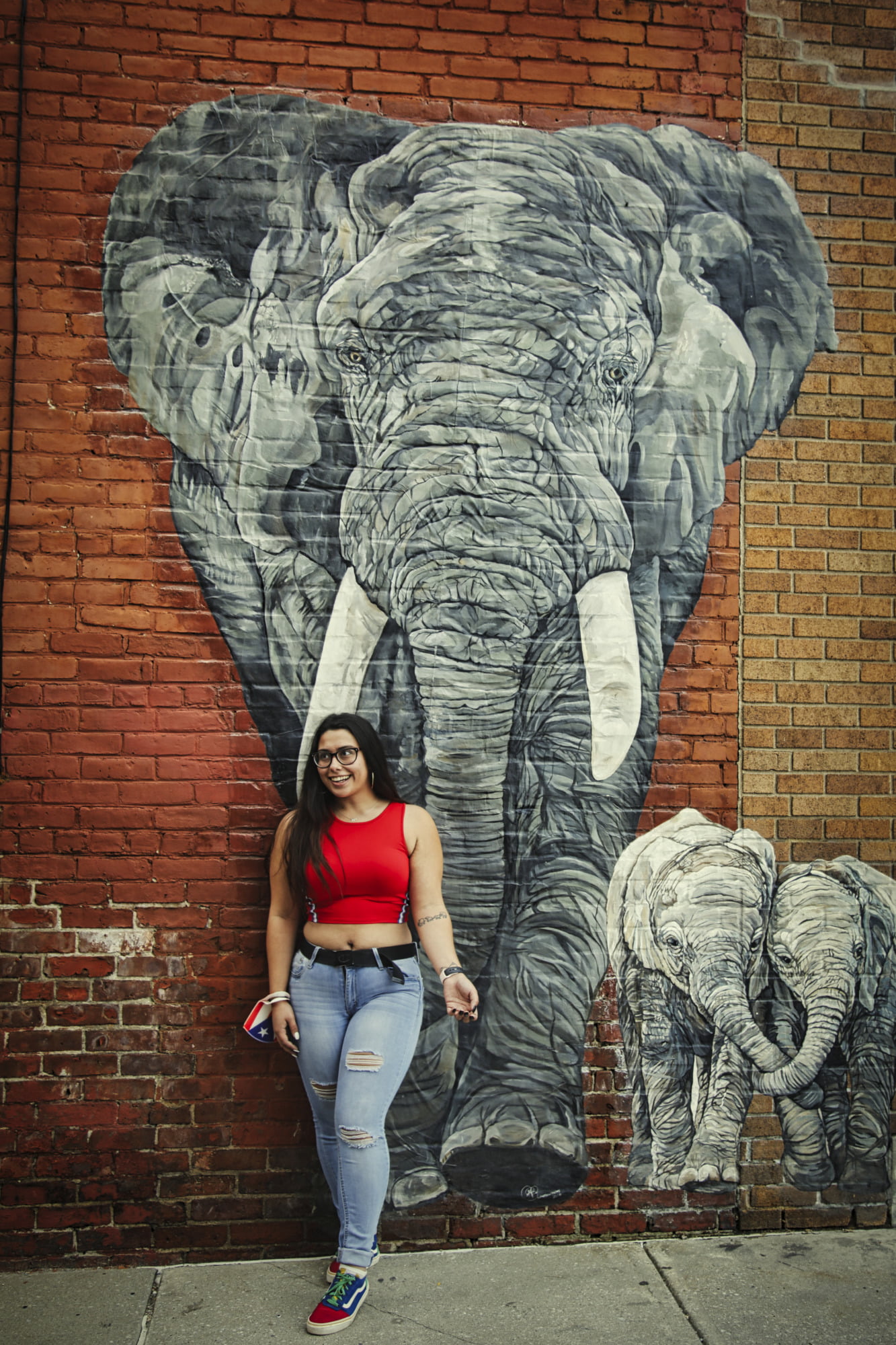 Makayla And The Elephant Mural