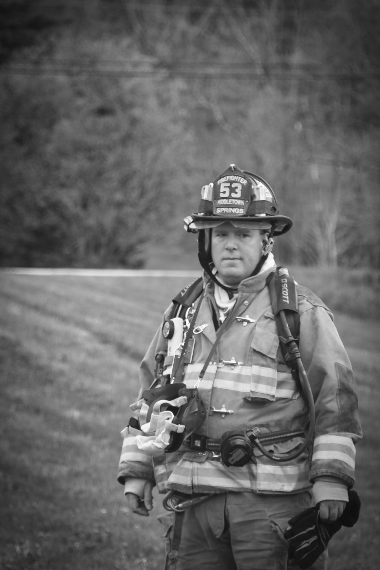 Middletown Springs Fire Department – Thomas Slatin (Black And White)