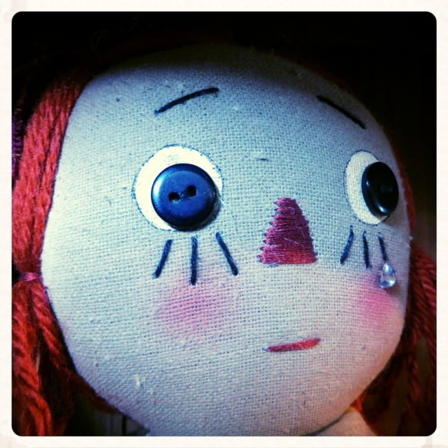 Sad Creepy Doll