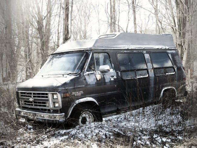 Abandoned Camper Van