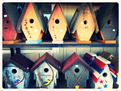 amish birdhouses