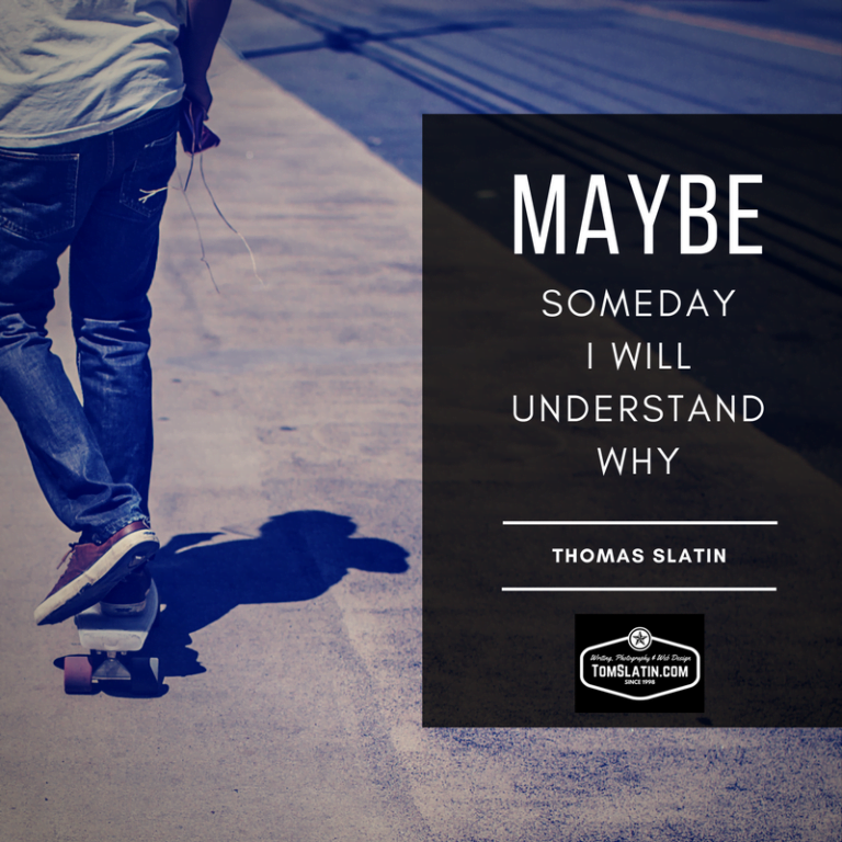 Author Kai Beck Reads Maybe Someday I Will Understand Why By Thomas Slatin