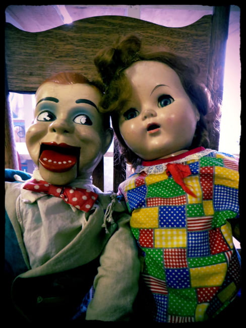 Pair Of Creepy Dolls